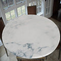 Waterproof Round Elastic Tablecloth – Non-Slip Classic Pattern Round Elastic Tablecloth PLUSH A120cm48Inch