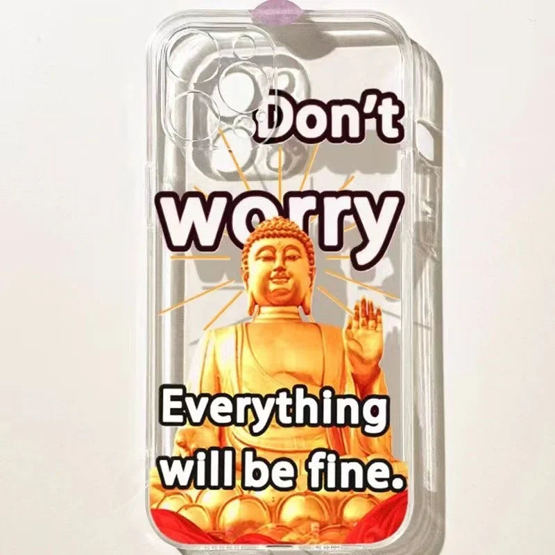Buddhism Sakyamuni iPhone Case – Shockproof Silicone Cover Silicone Phone Case PLUSH -1 For iPhone 16ProMax