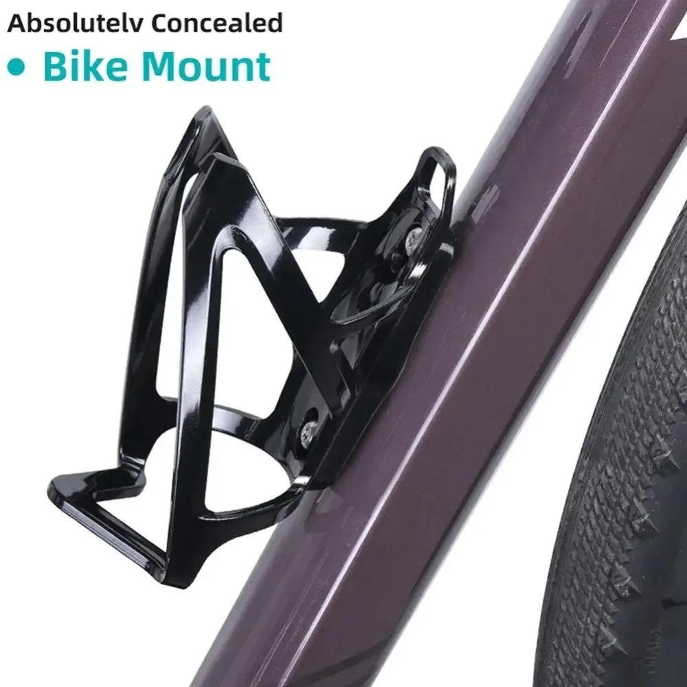 Ultralight Bike Bottle Cage with Hidden Tracker Compartment Bike Bottle Cage PLUSH