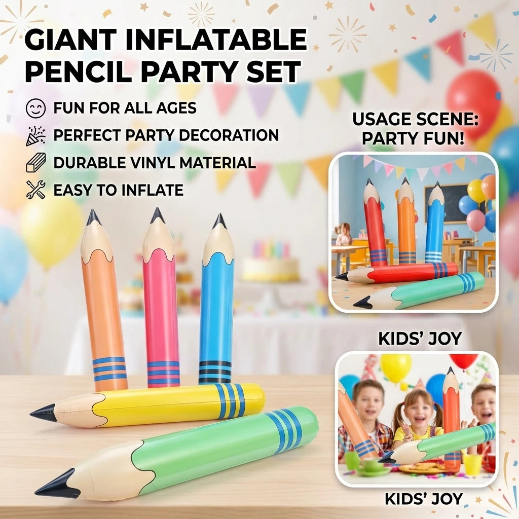 Inflatable Pencil Decorations – Classroom & Graduation Props Inflatable Party Decoration PLUSH