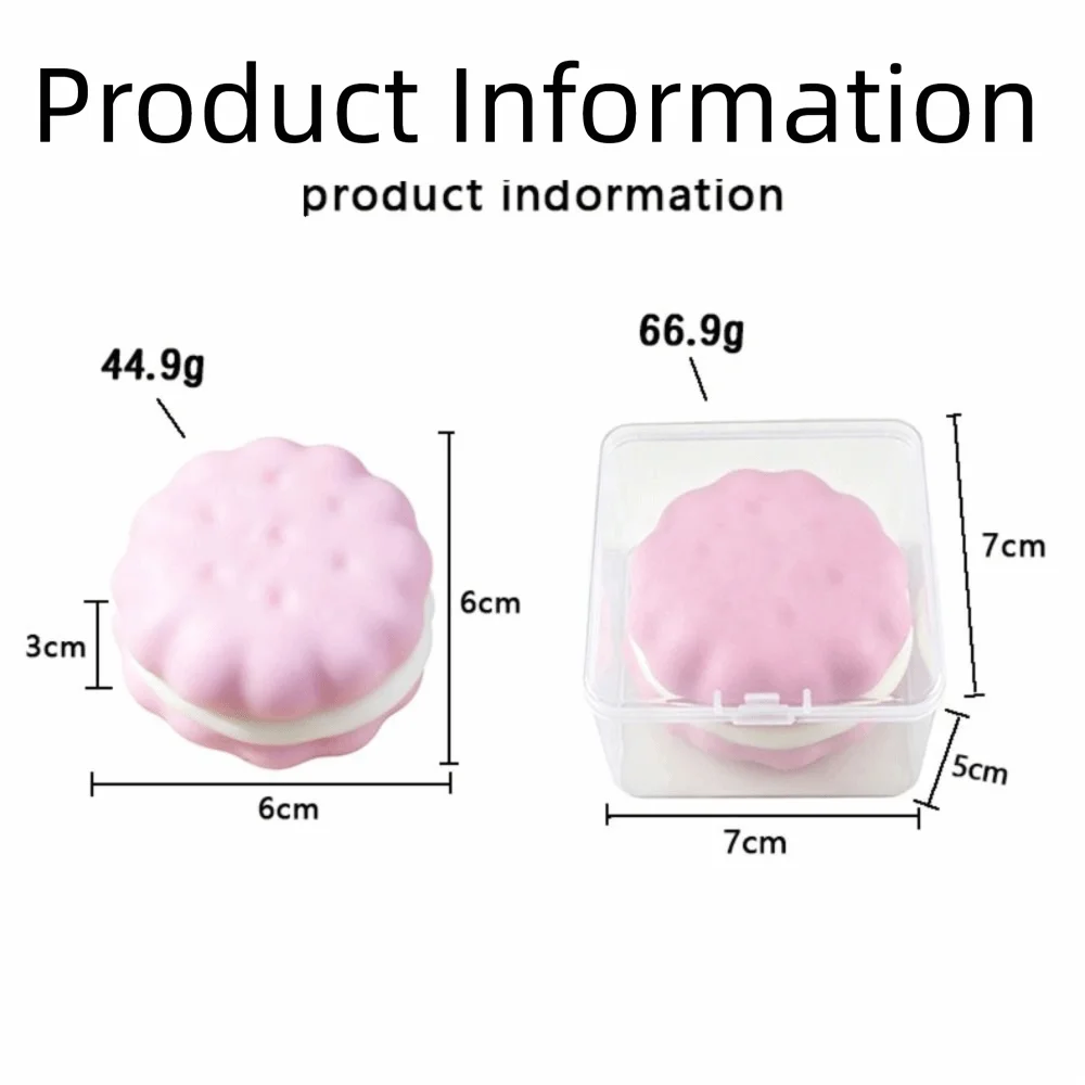 Cookie Crunch Squishy Toy – Handmade Crispy Wax Clay Squeeze Squishy Novelty Toy PLUSH