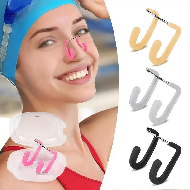 Silicone Swimming Nose Clip – Waterproof Dive Nose Plug Swim Nose Clip PLUSH
