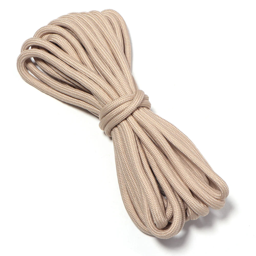 5 Yards 5mm Colorful Polyester Braided Rope – DIY Jewelry Crafts Braided Craft Cord PLUSH light brown
