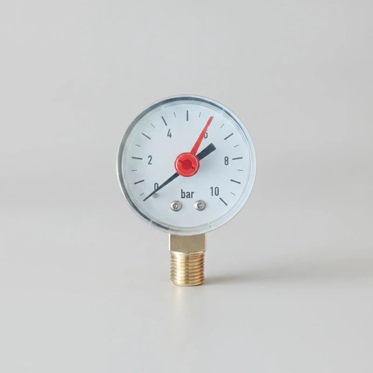 Mechanical Pressure Gauge Brass Connector | 50mm 0-10 Bar Mechanical Pressure Gauge PLUSH