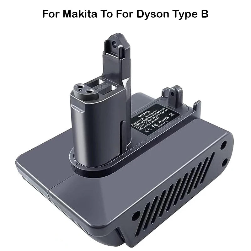 Makita 18V to Dyson Type A & B Battery Adapter – DC31 DC34 DC35 Battery Adapter PLUSH For Dyson Type B China Mainland
