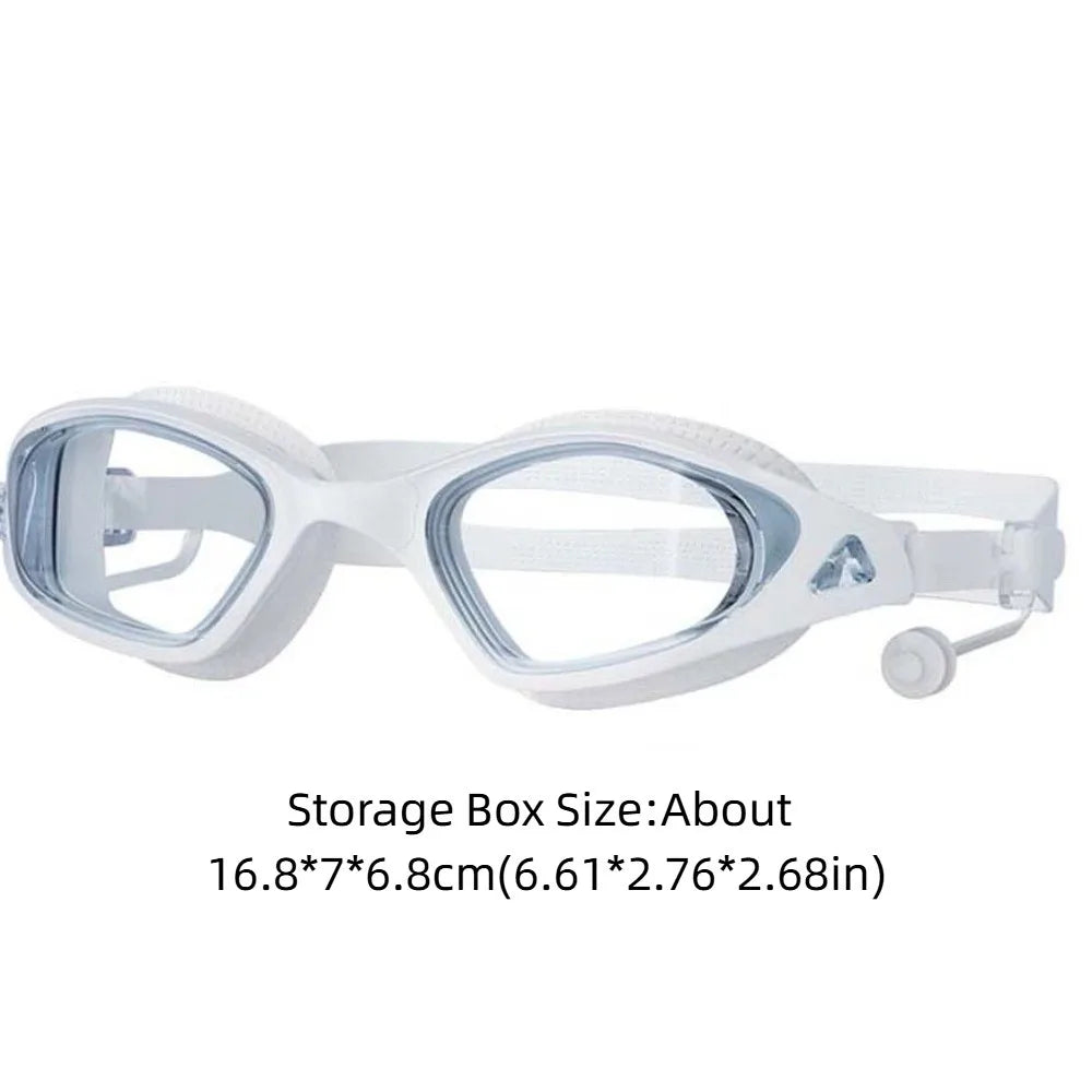 Waterproof Swimming Goggles | Big Frame, Anti-Fog, 3D Fit Swimming Goggles PLUSH