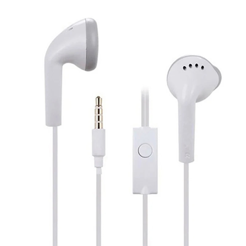 3.5mm Wired In-Ear Headset with Mic – Samsung EHS61 Compatible Wired In-Ear Headset PLUSH White