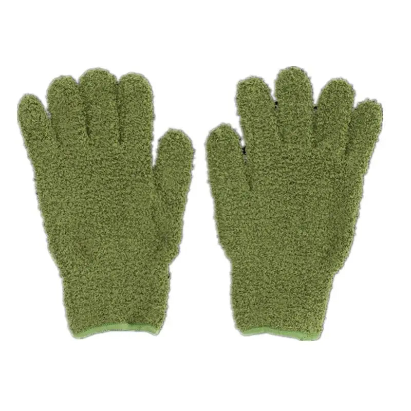 Microfiber Dusting Gloves – Stretchable Lint-Free Cleaning Mitts Microfiber Cleaning Gloves PLUSH A12