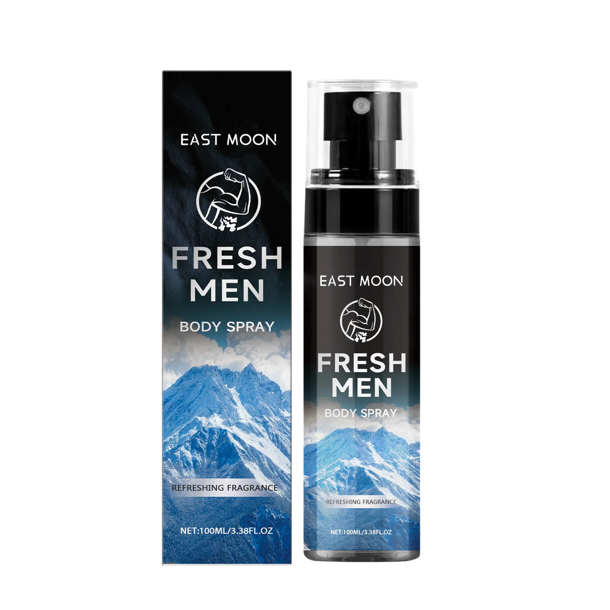 East Moon Sandalwood Men's Deodorant Fragrance Spray 100ml Men's Deodorant Spray PLUSH Deodorant 100ml