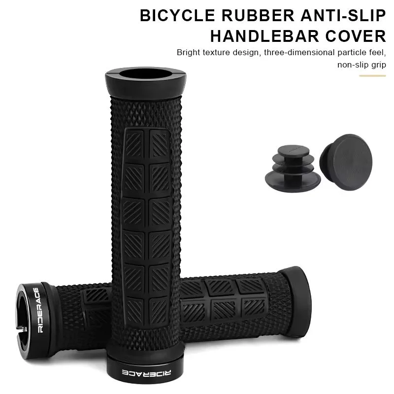 Ergonomic Lock-On MTB Bike Handlebar Grips – Non-Slip Rubber Bike Handlebar Grips PLUSH