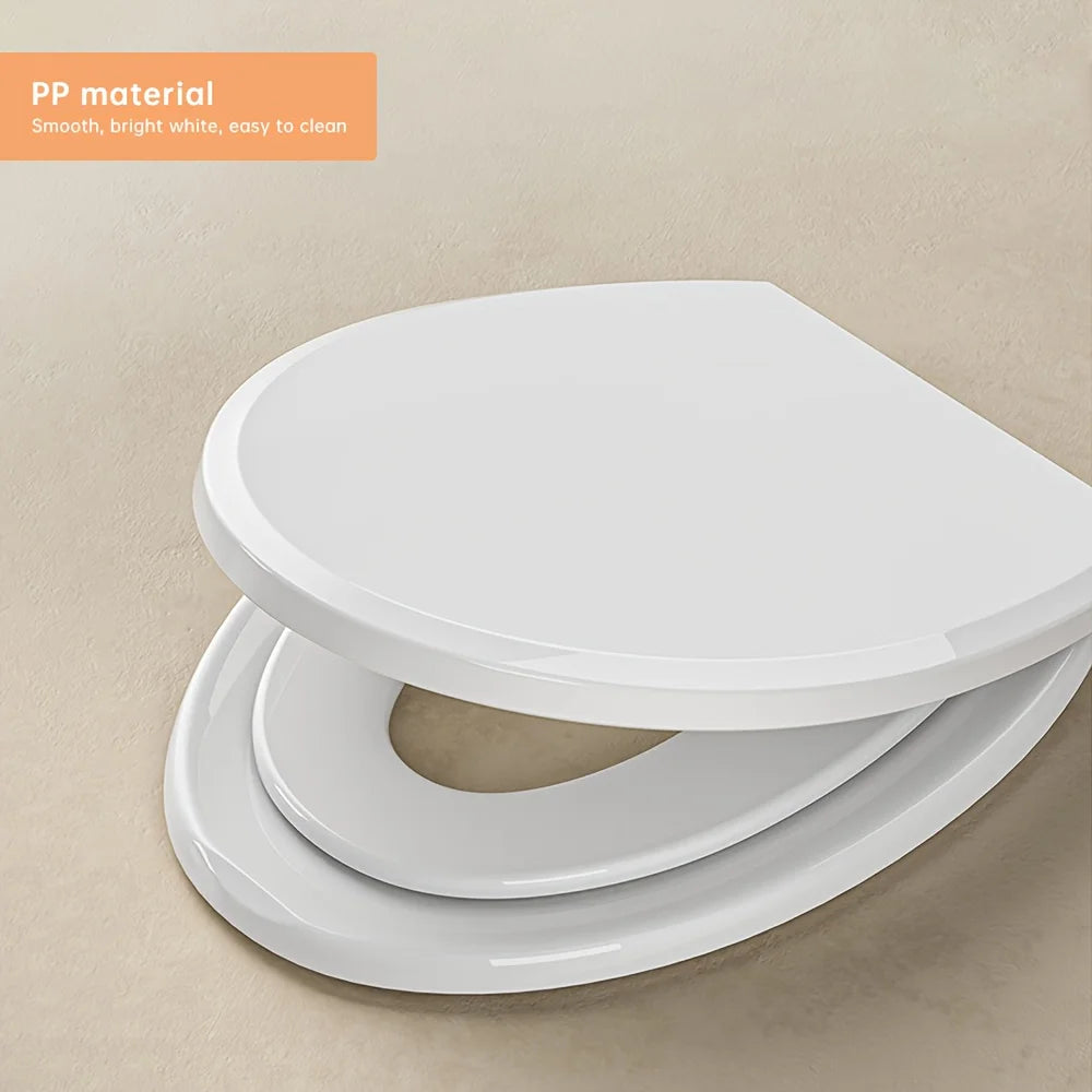 Soft Close Toilet Seat Universal Round Quick Release Plastic Soft Close Toilet Seat PLUSH