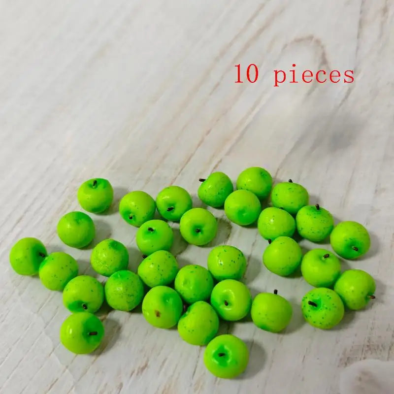 Dollhouse Miniature Apple Set 1:12 Scale – DIY Kitchen Decor Dollhouse Accessories PLUSH A2 10pieces
