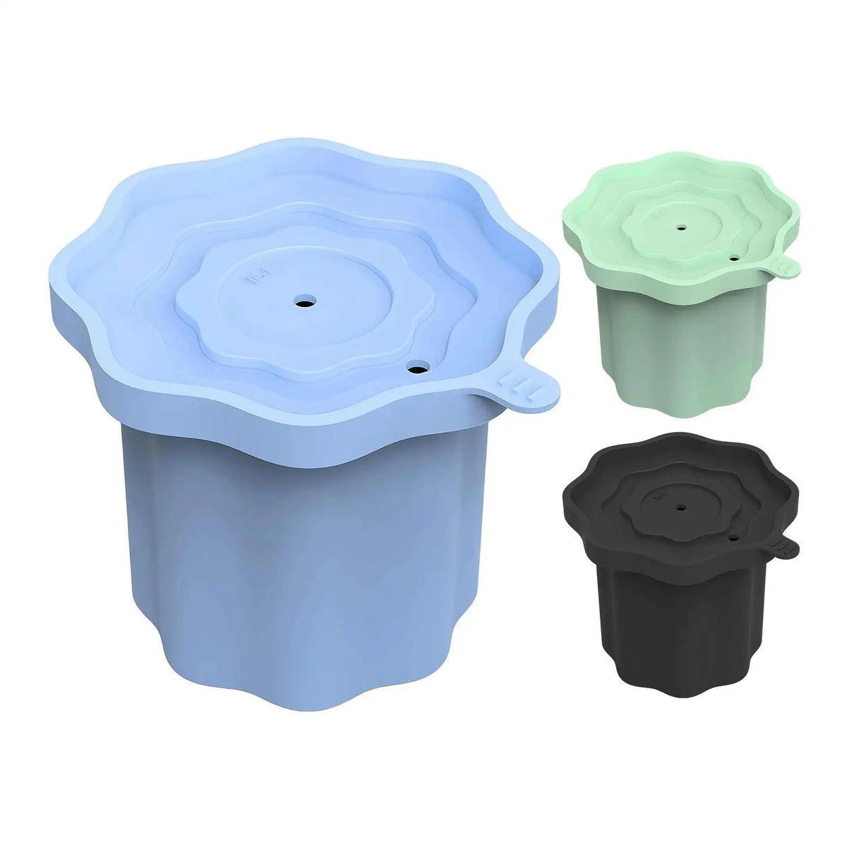Silicone Cylinder Ice Mold with Lid – Cocktail & Whiskey Ice Maker Silicone Ice Mold PLUSH