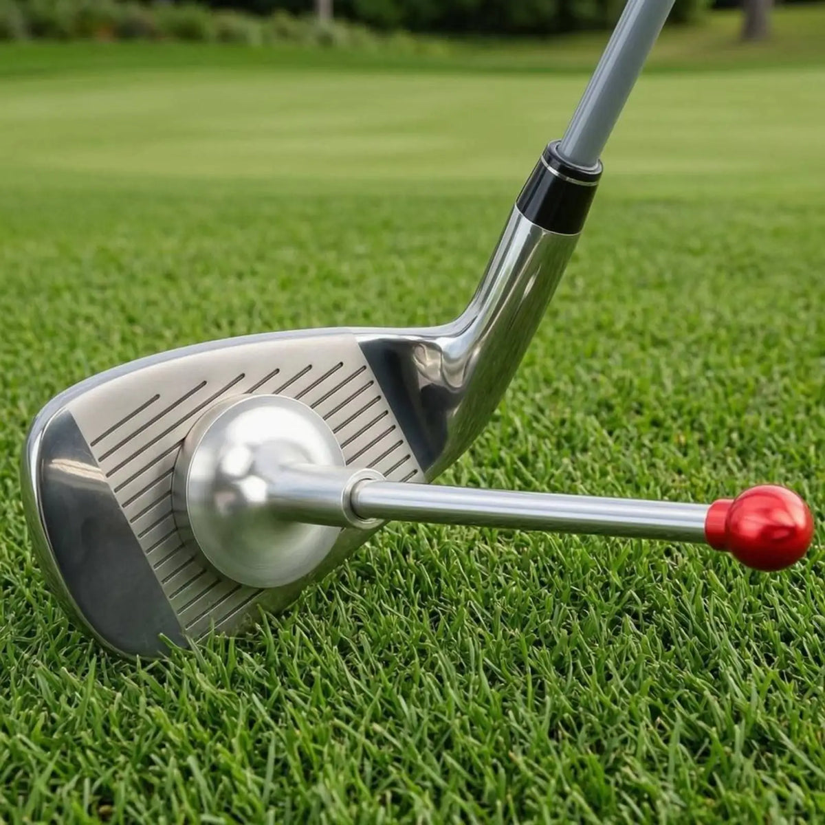 Golf Chipping Aid – Swing Correction Tool with Long Shaft Golf Training Aid PLUSH
