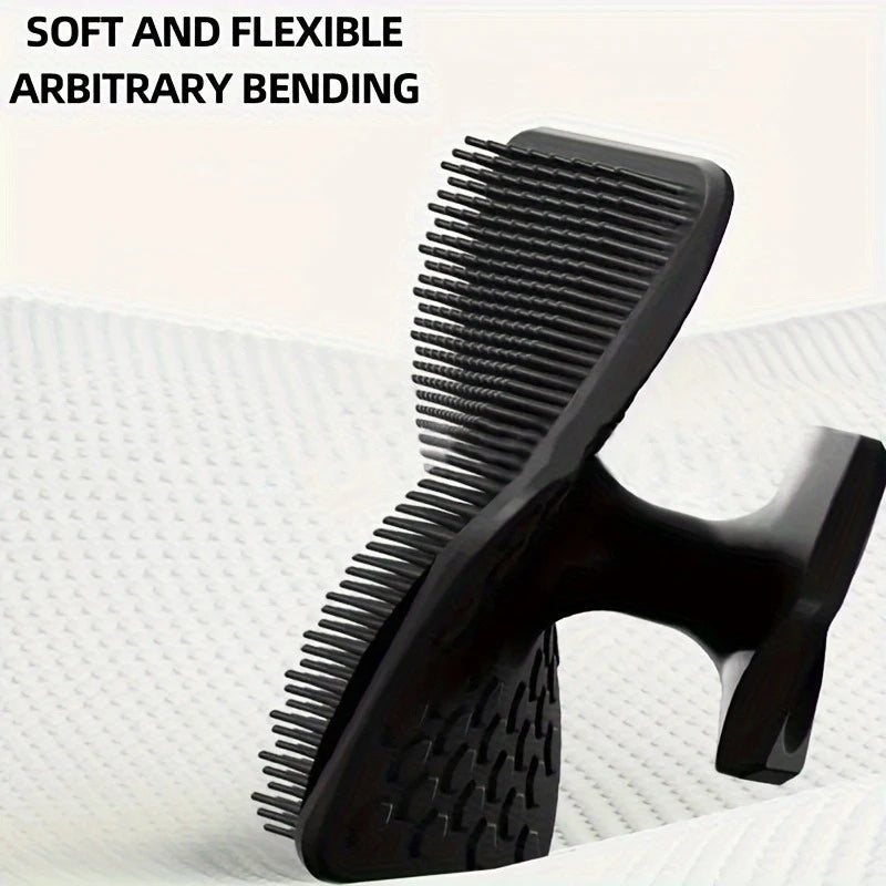 Men's Beard Brush – Soft Bristle Grooming & Shaving Tool Beard Grooming Brush PLUSH