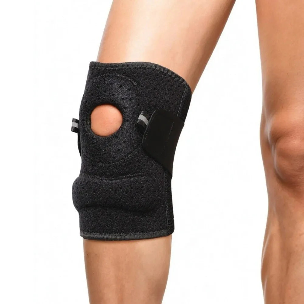 Adjustable Silicone Knee Brace – Breathable Anti-Slip Sports Support Sports Knee Brace PLUSH