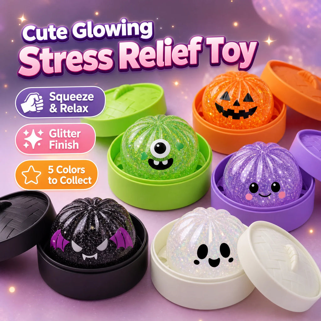 Halloween Squishy Bun Toy – Slow Rebound Spooky Gift Squishy Novelty Toy PLUSH