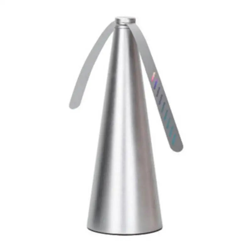Silent Bug Repelling Fan – Portable Fly Repeller for Dining Bug Repelling Fan PLUSH Silver