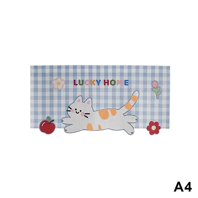 Animal Cartoon Door Curtain – Self-Adhesive, No-Drill Decor Decorative Door Curtain PLUSH A4