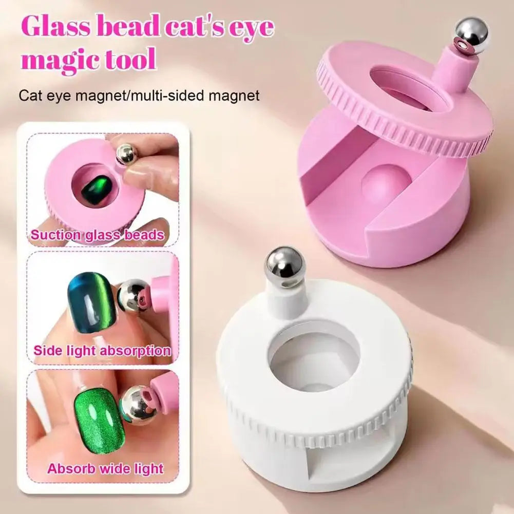 Cat Eye Nail Magnet Tool – Rotating Multi-Effect Nail Art Nail Art Magnet Tool PLUSH