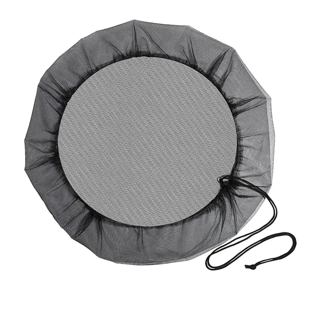 Rain Barrel Mesh Cover with Drawstring – Leaf & Debris Screen Rain Barrel Cover PLUSH
