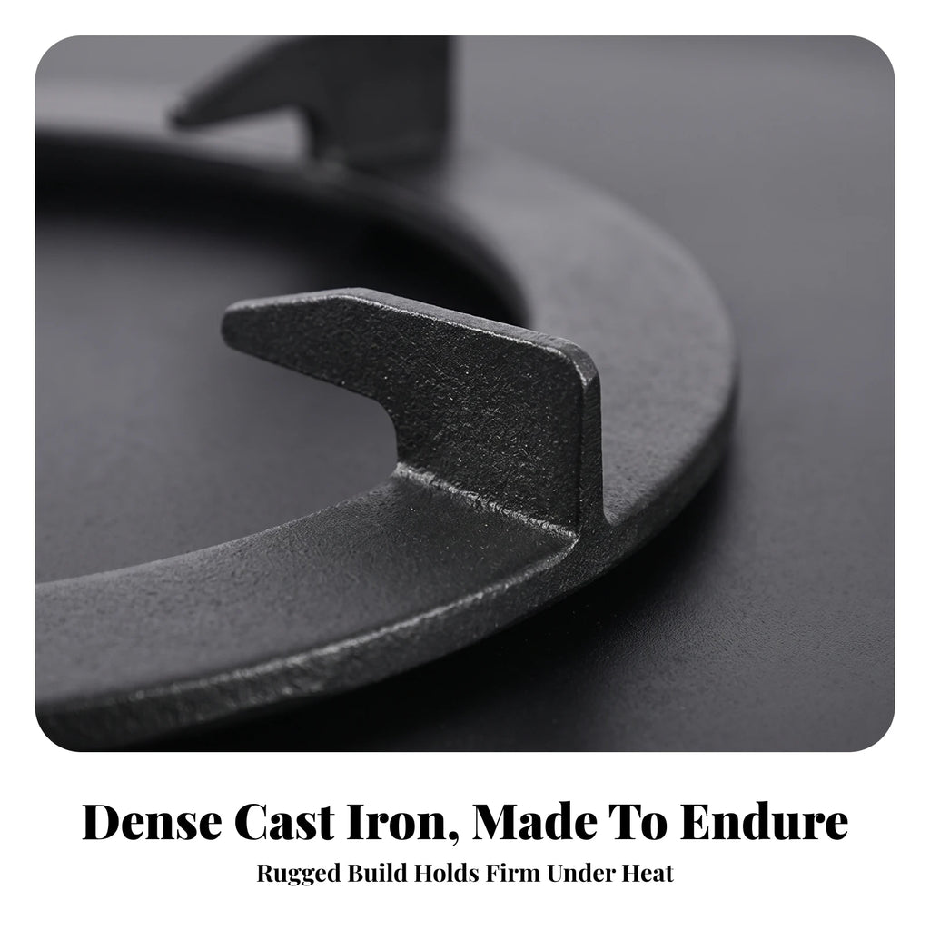 Heavy Duty Cast Iron Wok Support & Gas Burner Grate Reducer Burner Grate Reducer PLUSH