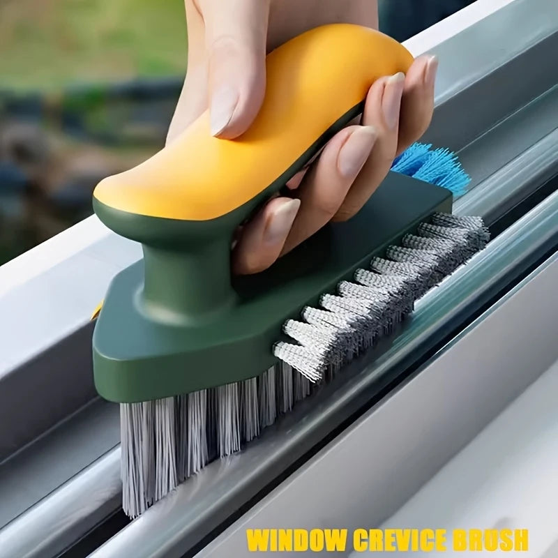 2-in-1 Crevice Cleaning Brush – Floor, Bathroom & Toilet Crevice Cleaning Brush PLUSH