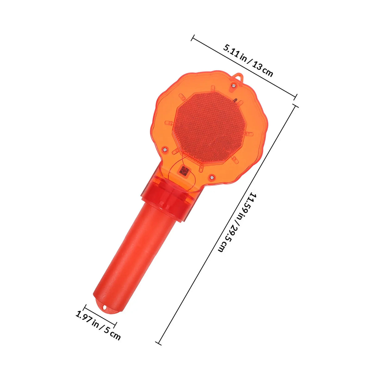LED Roadblock Warning Light | Red Flashing Safety Lamp Safety Warning Light PLUSH