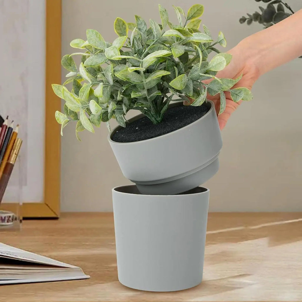Flower Pot Diversion Safe – Hidden Lock Box for Keys & Money Diversion Safe Box PLUSH