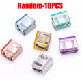 Sliding Push Clips for File & Document Organization – 10-30 Sheets Document Binder Clip PLUSH Random-10PCS