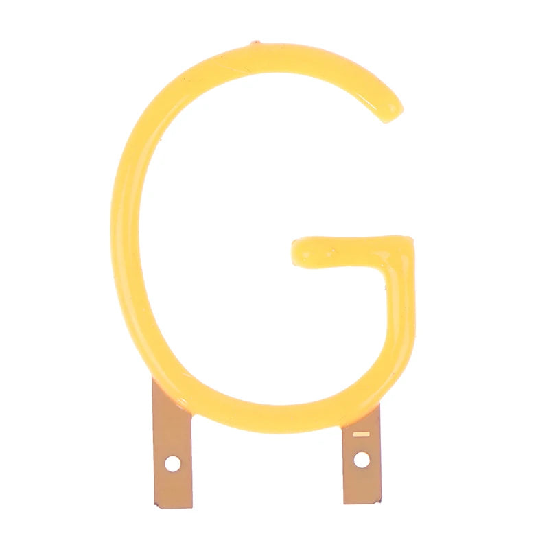 English Letter COB LED Filament DC3V Yellow – DIY Party Decor LED Filament Light PLUSH A7