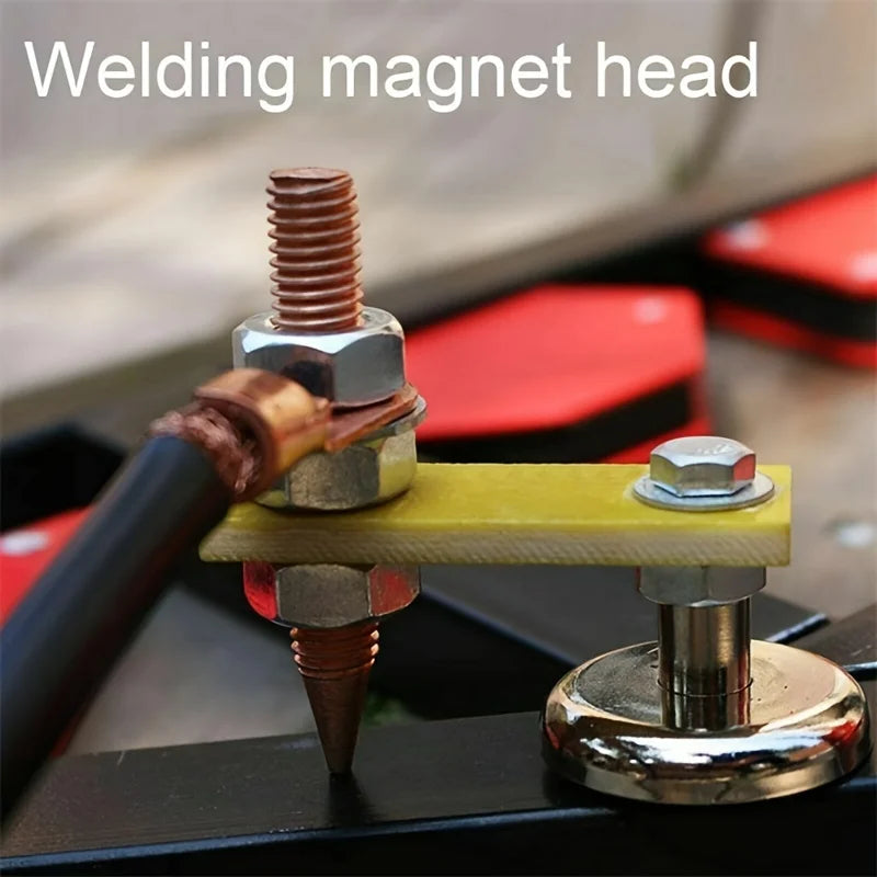 Magnetic Ground Clamp Welding Support Tool – Metal Plate Welding Ground Clamp PLUSH
