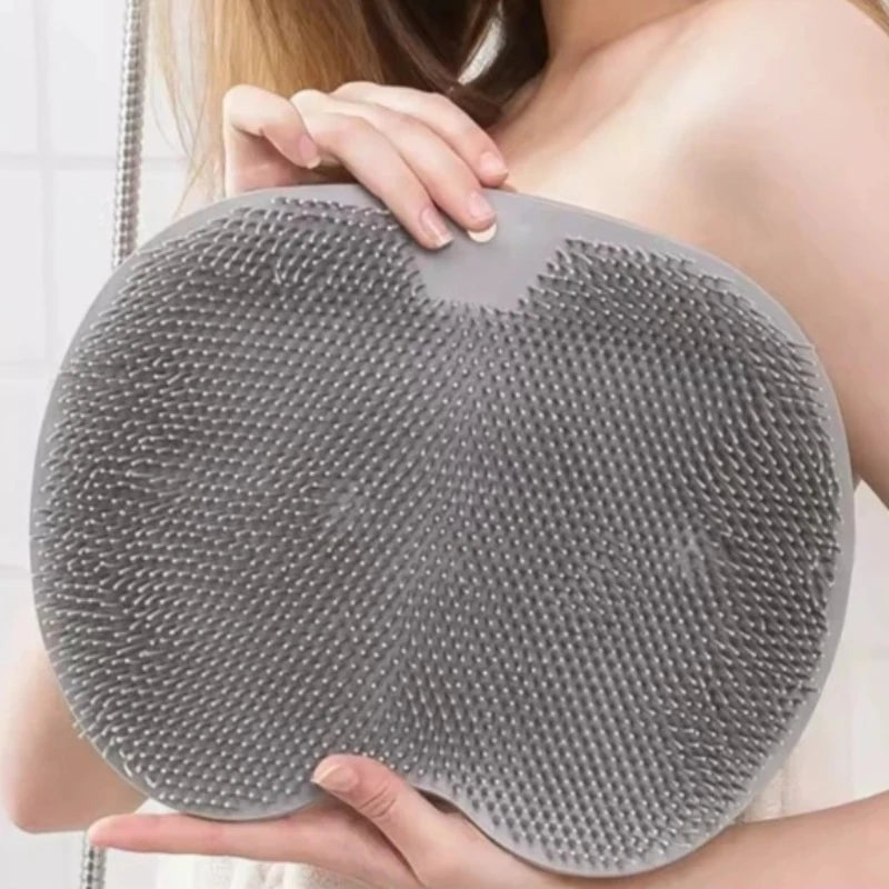 Silicone Bath Brush – Body Scrub, Massage & Foot Wash Silicone Bath Brush PLUSH