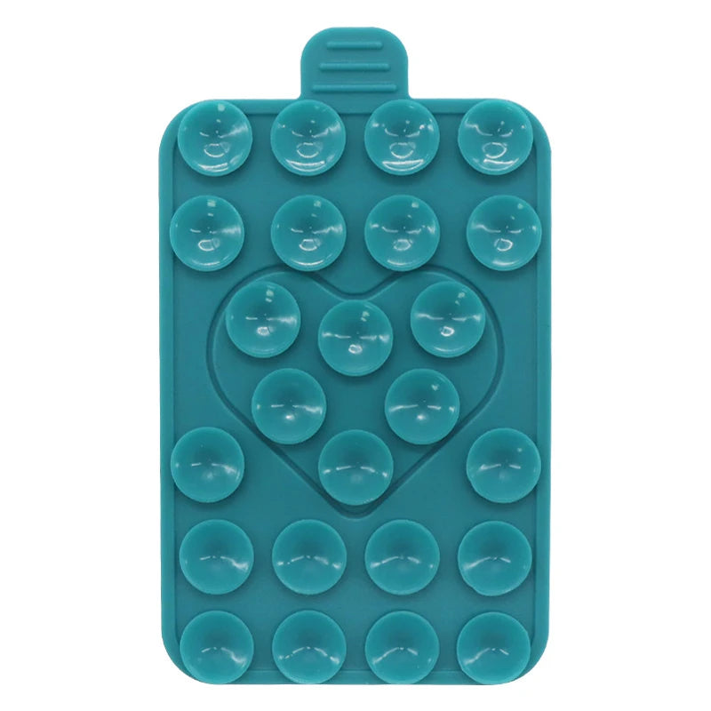 Heart Silicone Suction Cup Phone Holder – Wall & Desk Stand Phone Suction Stand PLUSH style 18