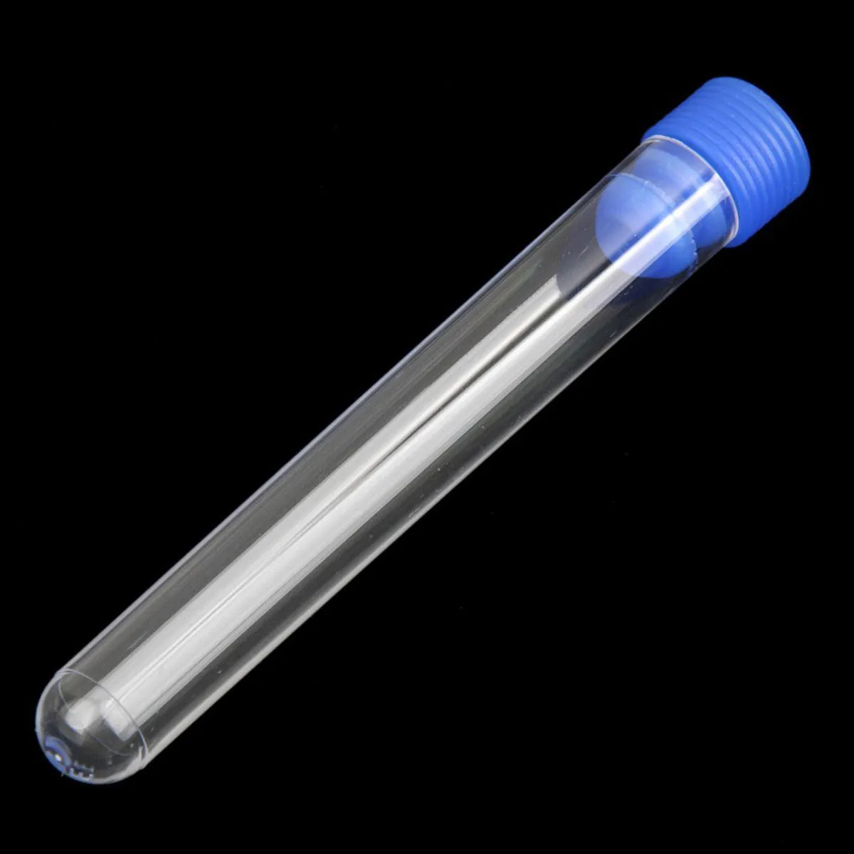 20pcs Blue Plastic Test Tubes Screw Caps 100x15mm | Lab & Craft Plastic Test Tubes PLUSH