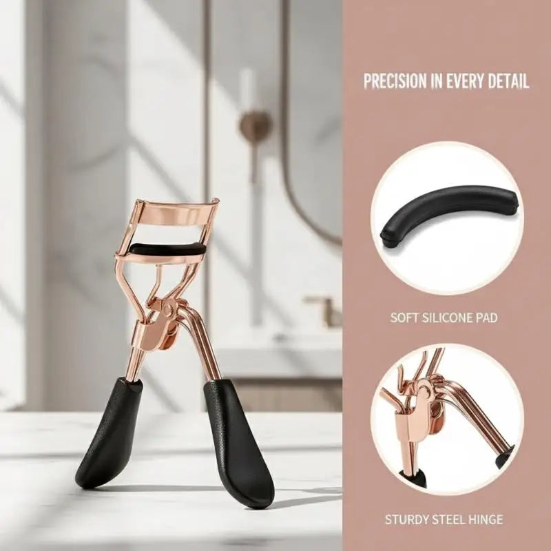 Stainless Steel One-Step Eyelash Curler | Makeup Essential Eyelash Curler PLUSH