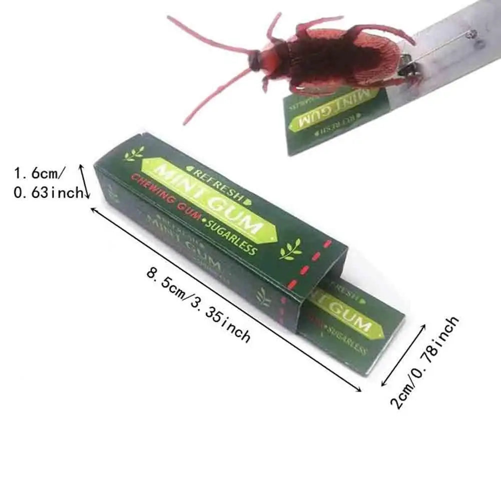 2pcs Cockroach Chewing Gum Prank Toy – April Fool's Fun Novelty Prank Toy PLUSH