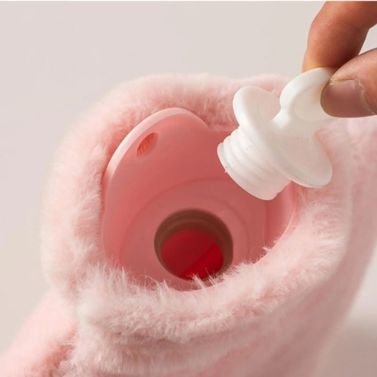 Fuzzy Plush Hot Water Bottle 1000ml – Neck, Back & Hand Warmer Plush Hot Water Bottle PLUSH