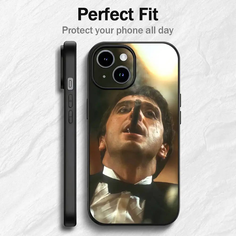 Scarface 1983 Classic Film iPhone Case – Shockproof Silicone Phone Case PLUSH