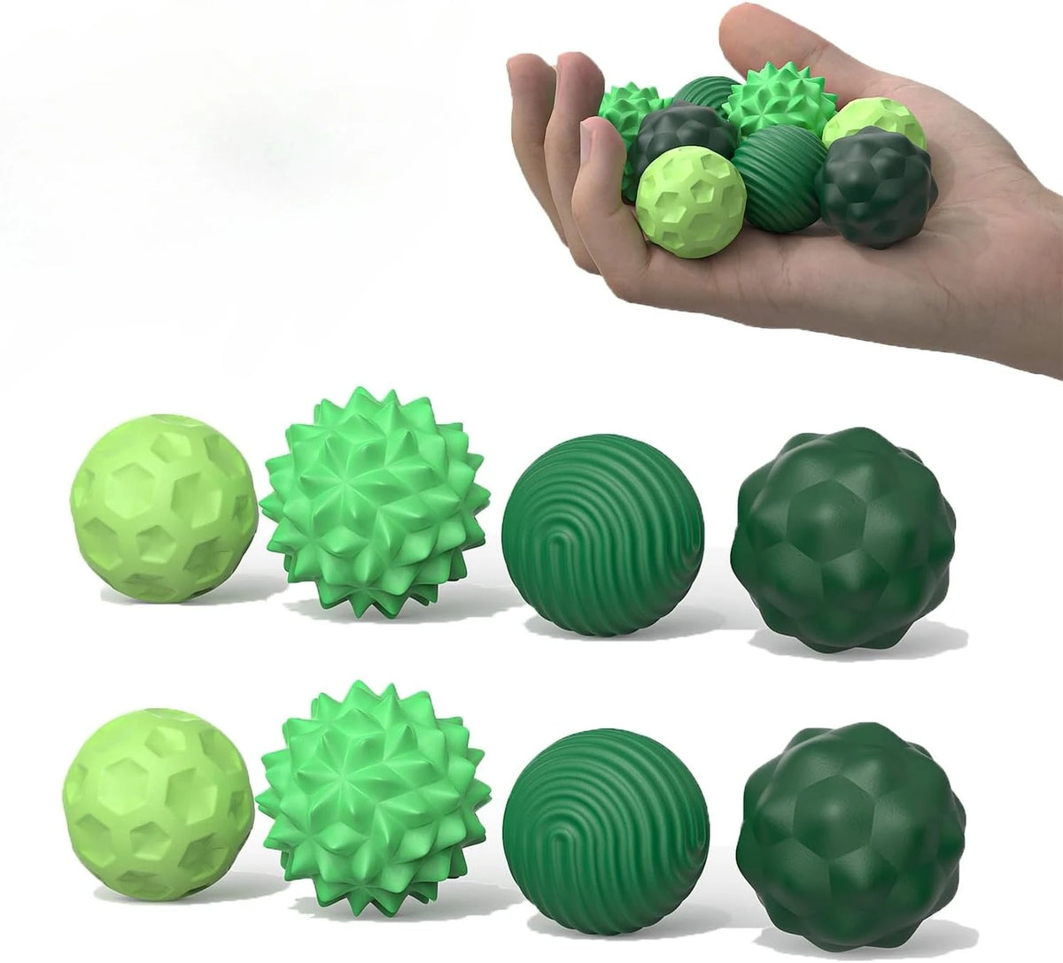 Silicone Magnetic Sensory Fidget Balls 2/4/8 Pack Sensory Fidget Toy PLUSH