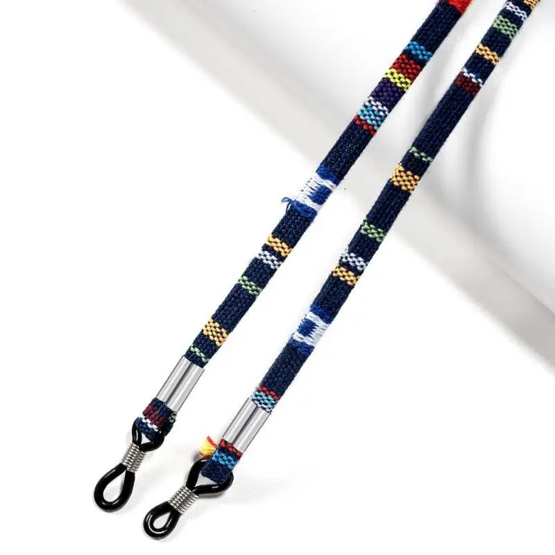 Ethnic Woven Glasses Neck Strap – Non-Slip Eyewear Lanyard Eyewear Neck Strap PLUSH J