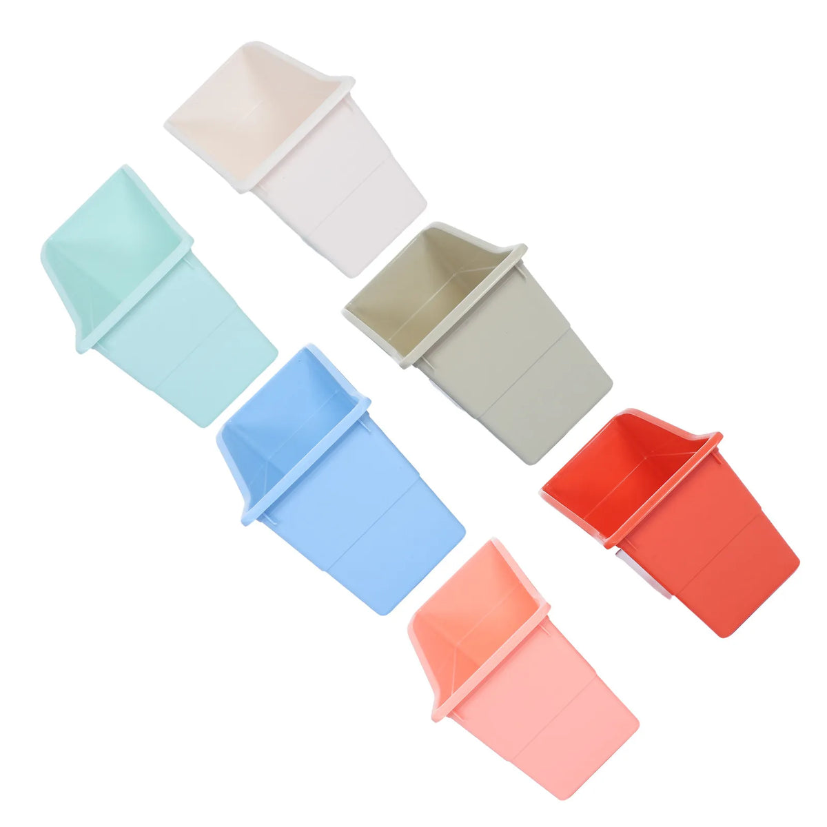 6-Pack Stackable Classroom Book Bins & Storage Organizer Classroom Storage Bins PLUSH
