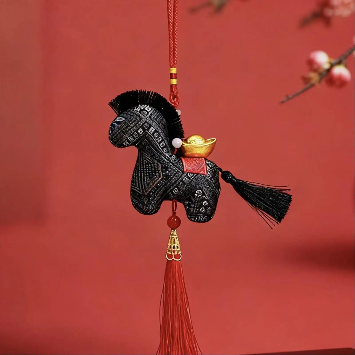 Year of the Horse Plush Pendant | Chinese New Year 2026 Charm Plush Keychain Charm PLUSH
