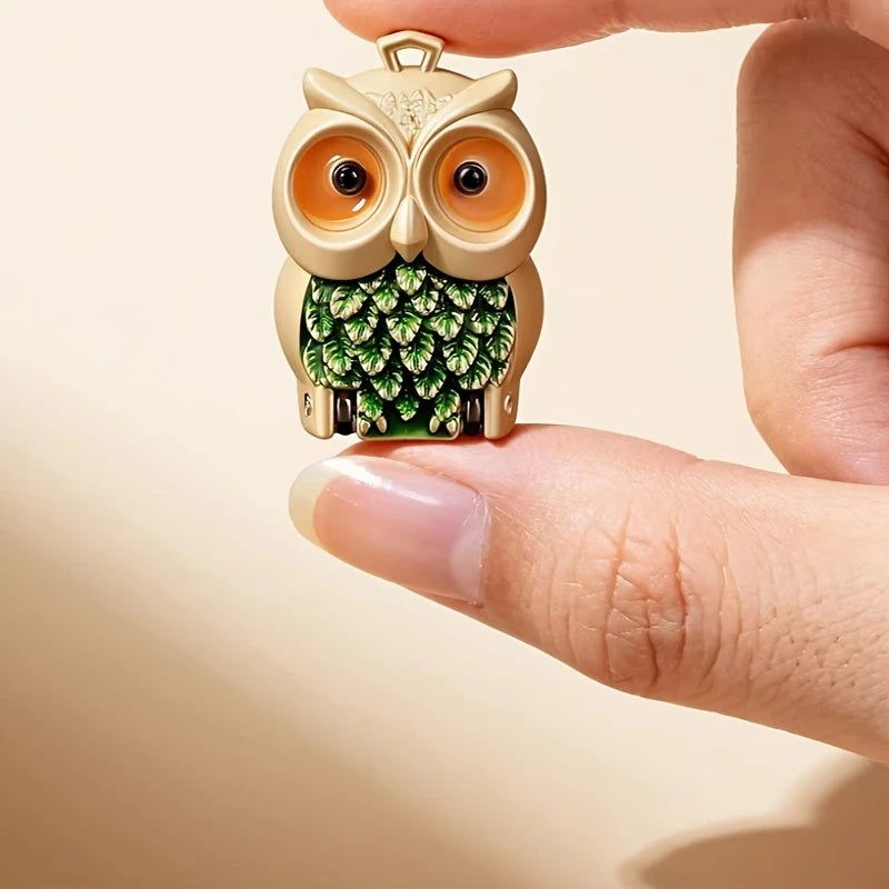Owl Folding Nail Clipper with Keychain | Mini Manicure Tool Nail Clipper PLUSH