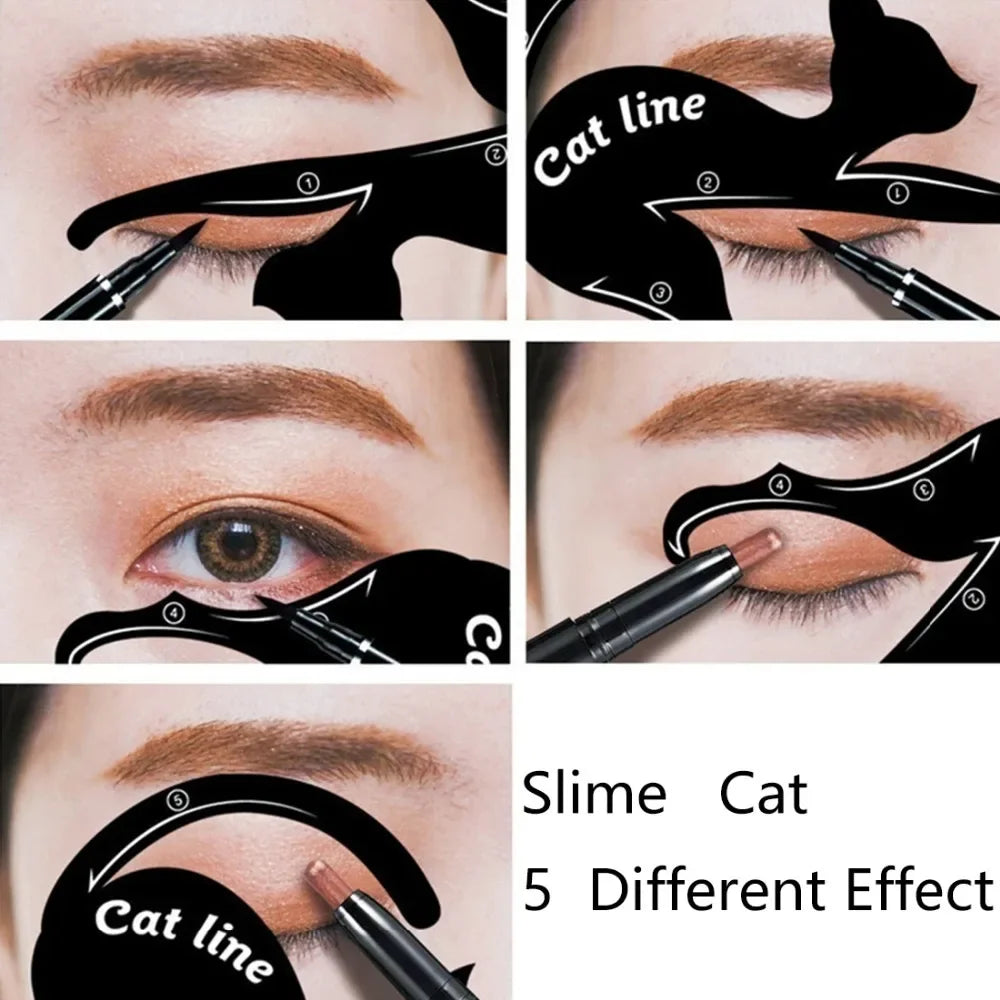 Fox Eye Makeup Stencils – Eyeliner & Eyebrow Templates Eye Makeup Stencil PLUSH