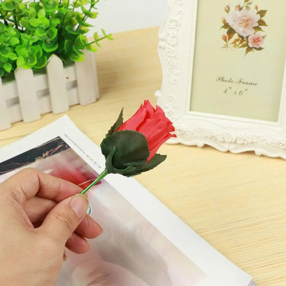 Torch to Rose Fire Magic Trick – Flame Appearing Flower Prop Magic Trick Prop PLUSH