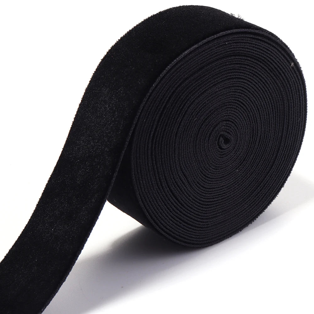 Single Face Velvet Ribbon 1.5" Black Wine Red – 5-10 Yds/Roll Velvet Craft Ribbon PLUSH BK32mm x 5yards 1roll