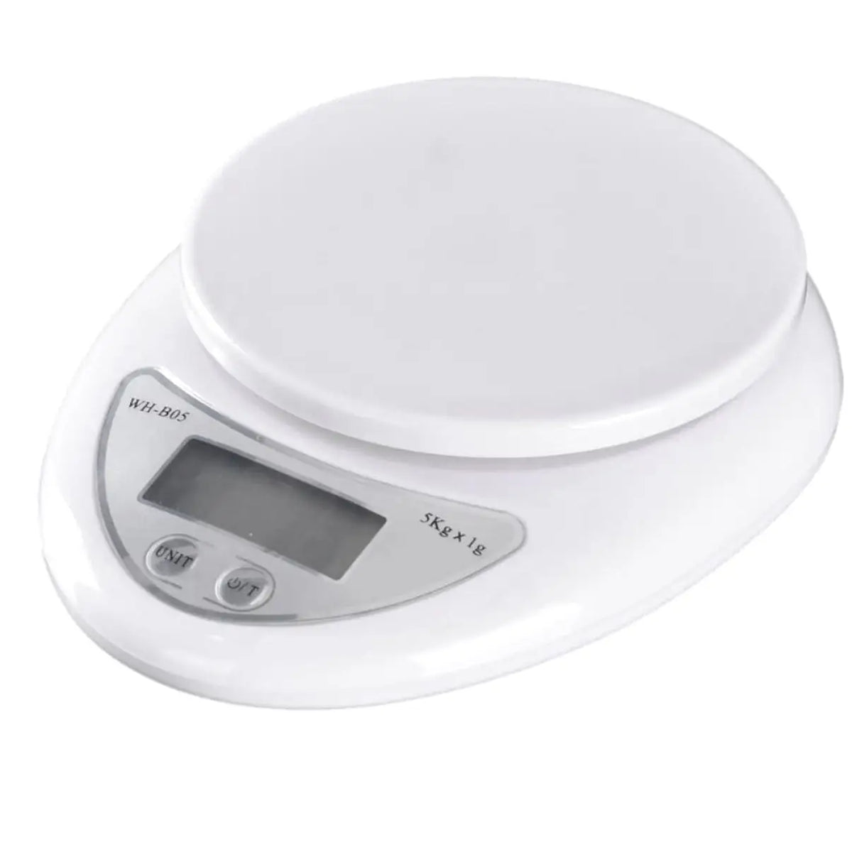 5kg Digital Kitchen Scale | LED Display & Tare Function Digital Kitchen Scale PLUSH LIGHT BLUE 5Kg