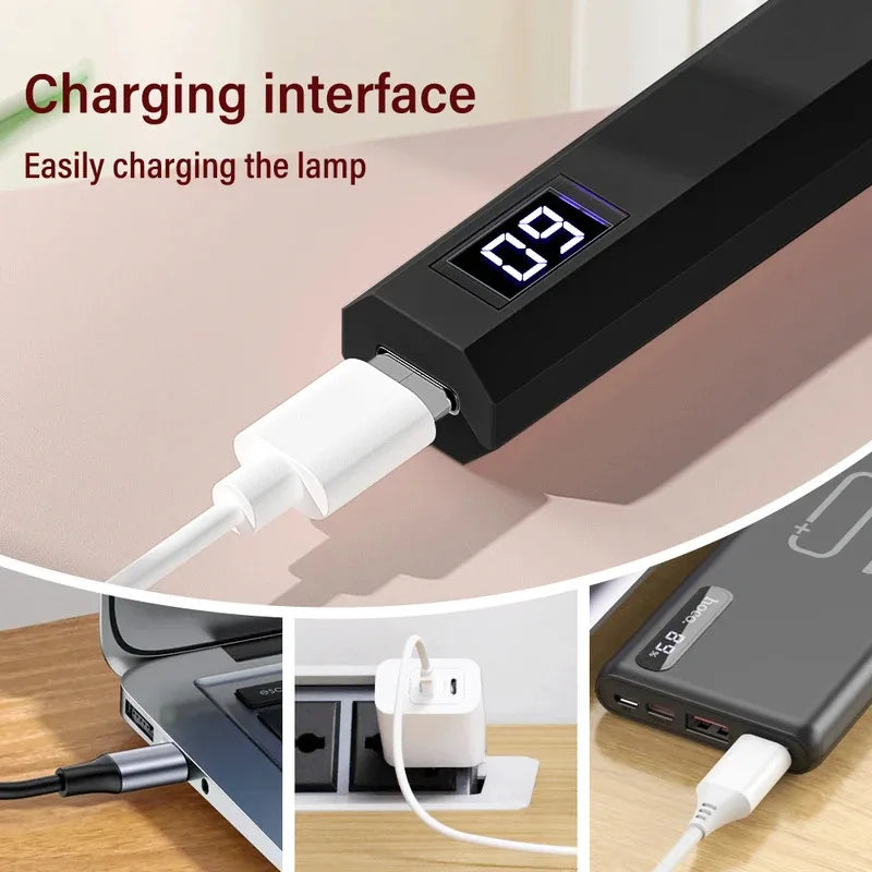 Portable UV LED Nail Lamp Pen – Rechargeable Mini Nail Dryer UV LED Nail Lamp PLUSH