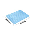 Pet Cooling Mat for Dogs & Cats – Ice Silk Summer Pad Pet Cooling Mat PLUSH 70x55cm Blue